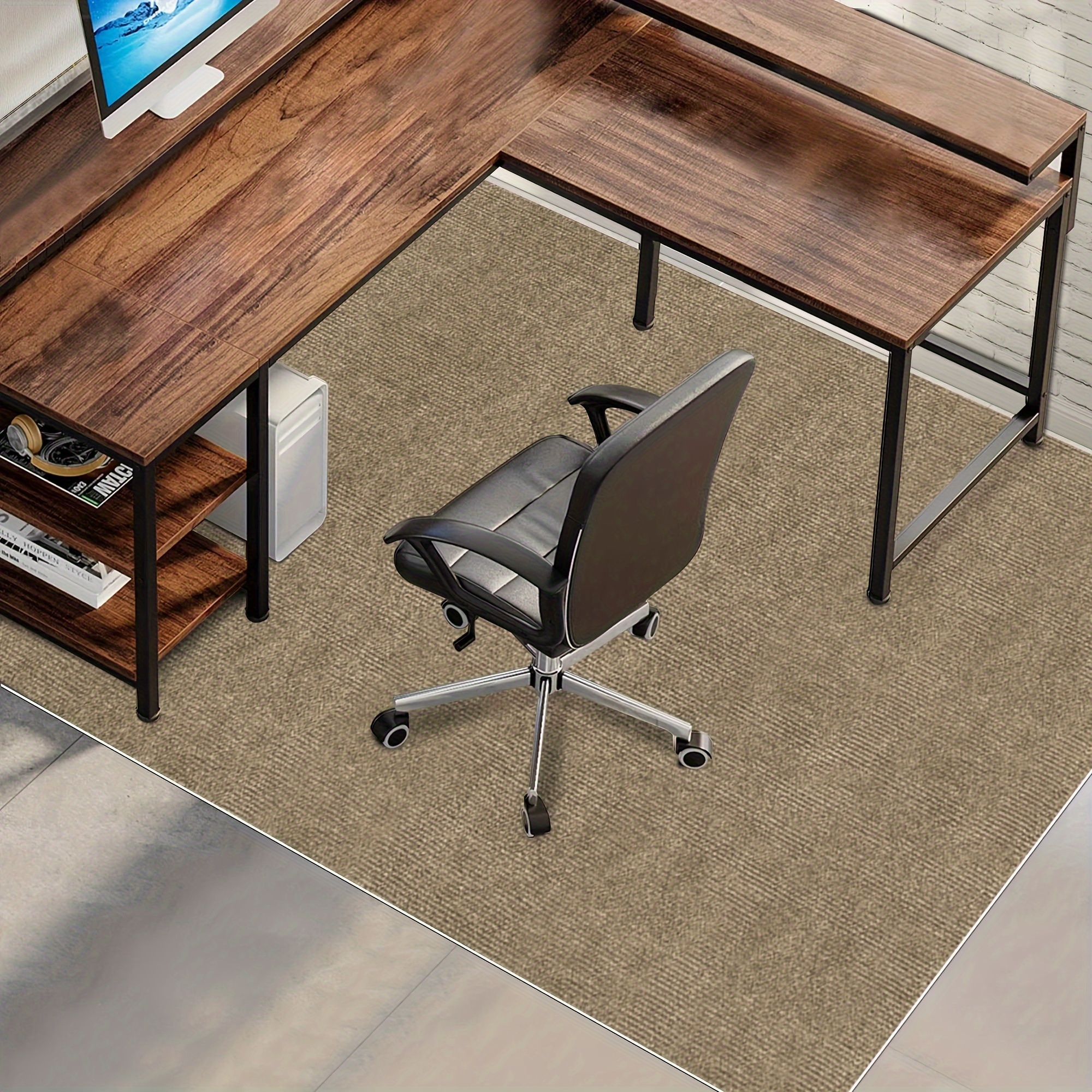 Bürostuhlmatte Für Harte Böden – 122,9 X 152,4 Cm, Rutschfest & Waschbar, Schützt Parkett & Fliesen