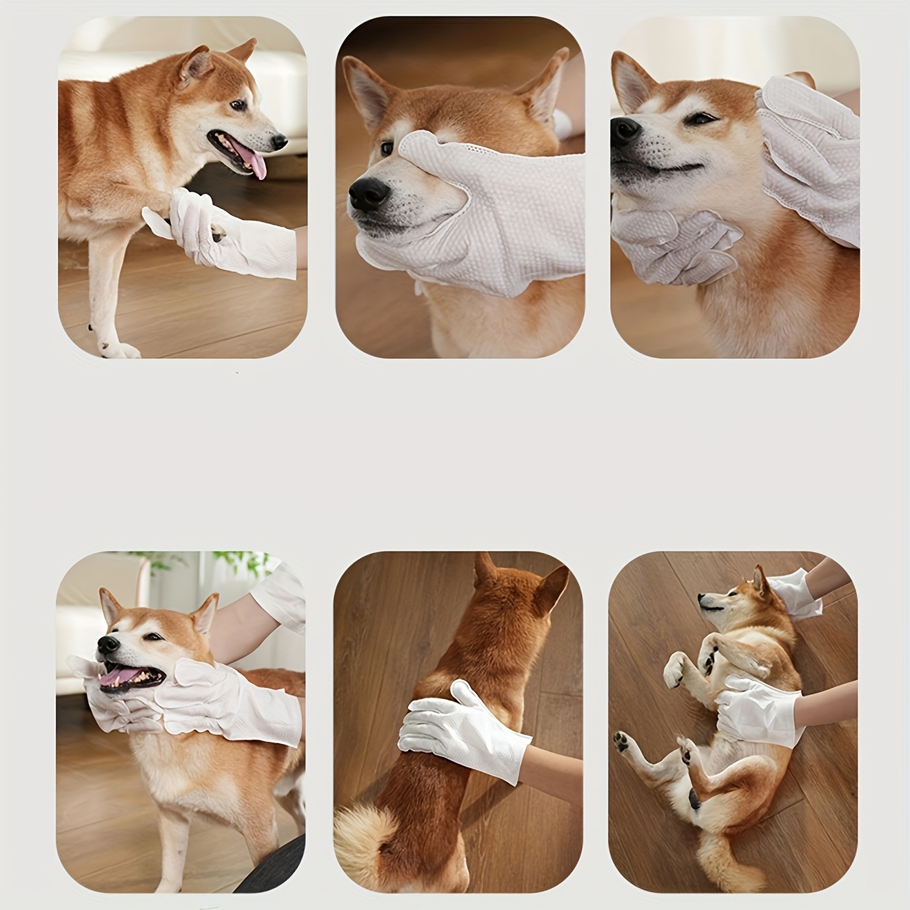 disposable non woven fabric household dusting gloves suitable for   wet and dry cleaning pet care gloves ergonomic glove design durable glove material cleaning gloves pet owners Product details 6