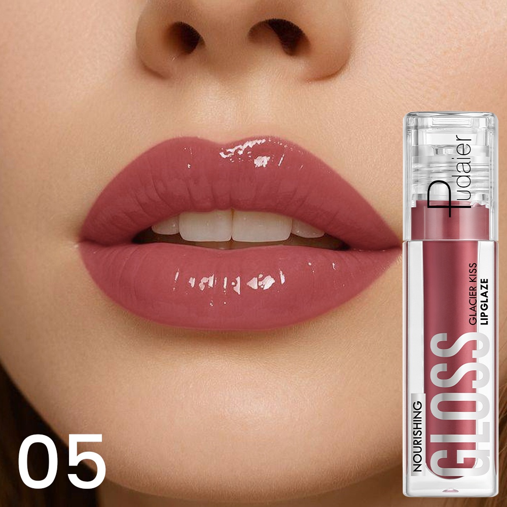 Image of Moisturizing High- Lip Gloss, Waterproof And Sweatproof Lip Oil - Long-, Non-sticky Texture, Lip End For Daily/party Use
