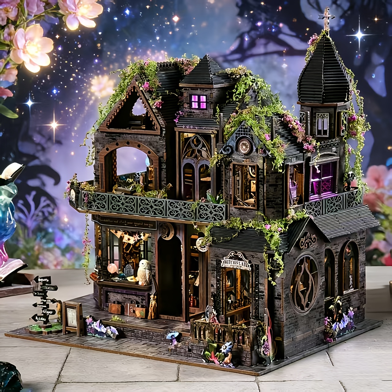 3D Puzzle Magic Castle Model Assembly Kit