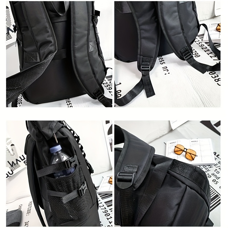 Women'S Large Capacity Backpack - Heavy-Duty Oxford Fabric with Adjustable Strap, Zipper Closure & Multiple Compartments - Gym, Travel, Hiking, Yoga
