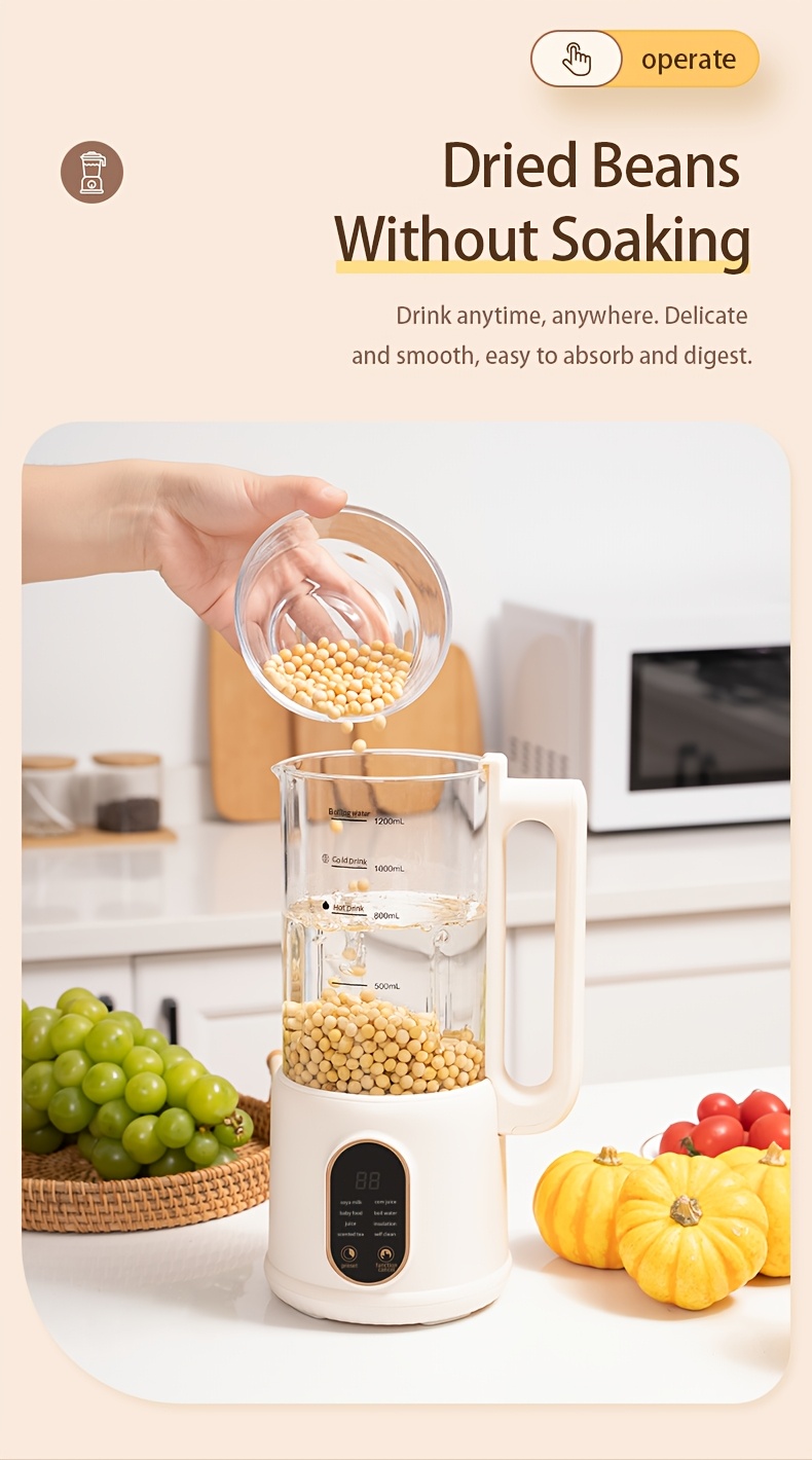 blender 8 in 1 automatic soybean milk machine - Temu Canada