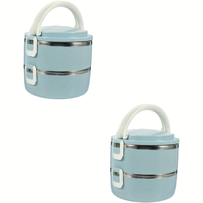 single piece of waterproof stainless steel lunch box     three or four tiers featuring   tier design that enhances practicality with portability and insulation designed to be waterproof and leakproof details 0