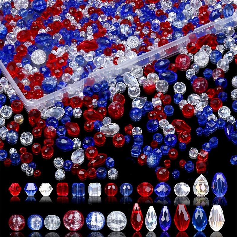 1200pcs Colorful Beads Set for Bracelet Jewelry Making