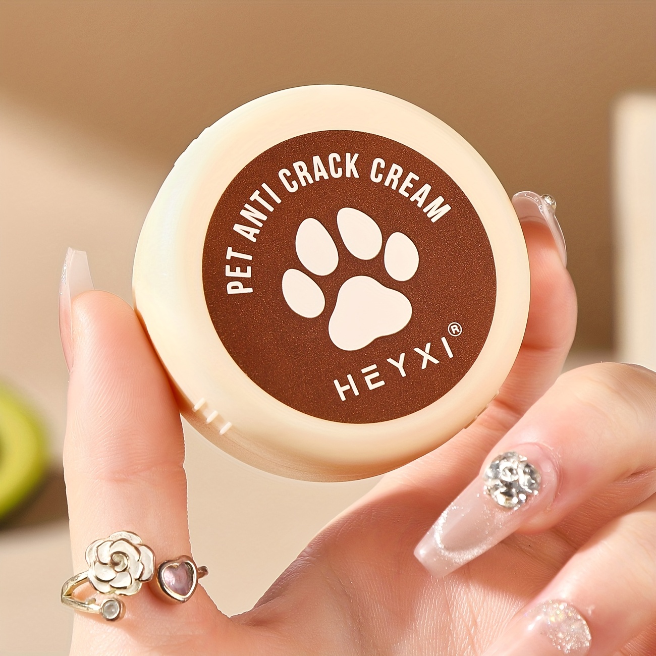 Image of Cat And Dog Paw Balm, 0.71oz Gentle Moisturizing Balm For Paw And Nose, Easy To , Suitable For