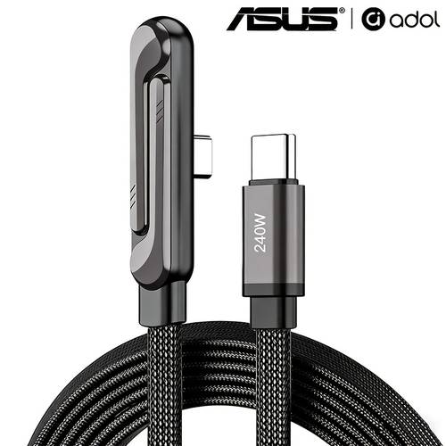240w foldable stand type c cable braided fast charging cable with multi function holder compatible with iphone 15 17 pro max ipad huawei honor oppo xiaomi phone tablet gaming