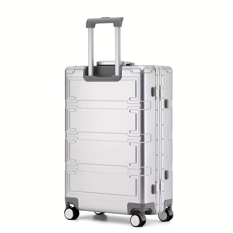 Maleta pequeña de viaje con ruedas para hombre y mujer, maleta con marco de  aluminio o