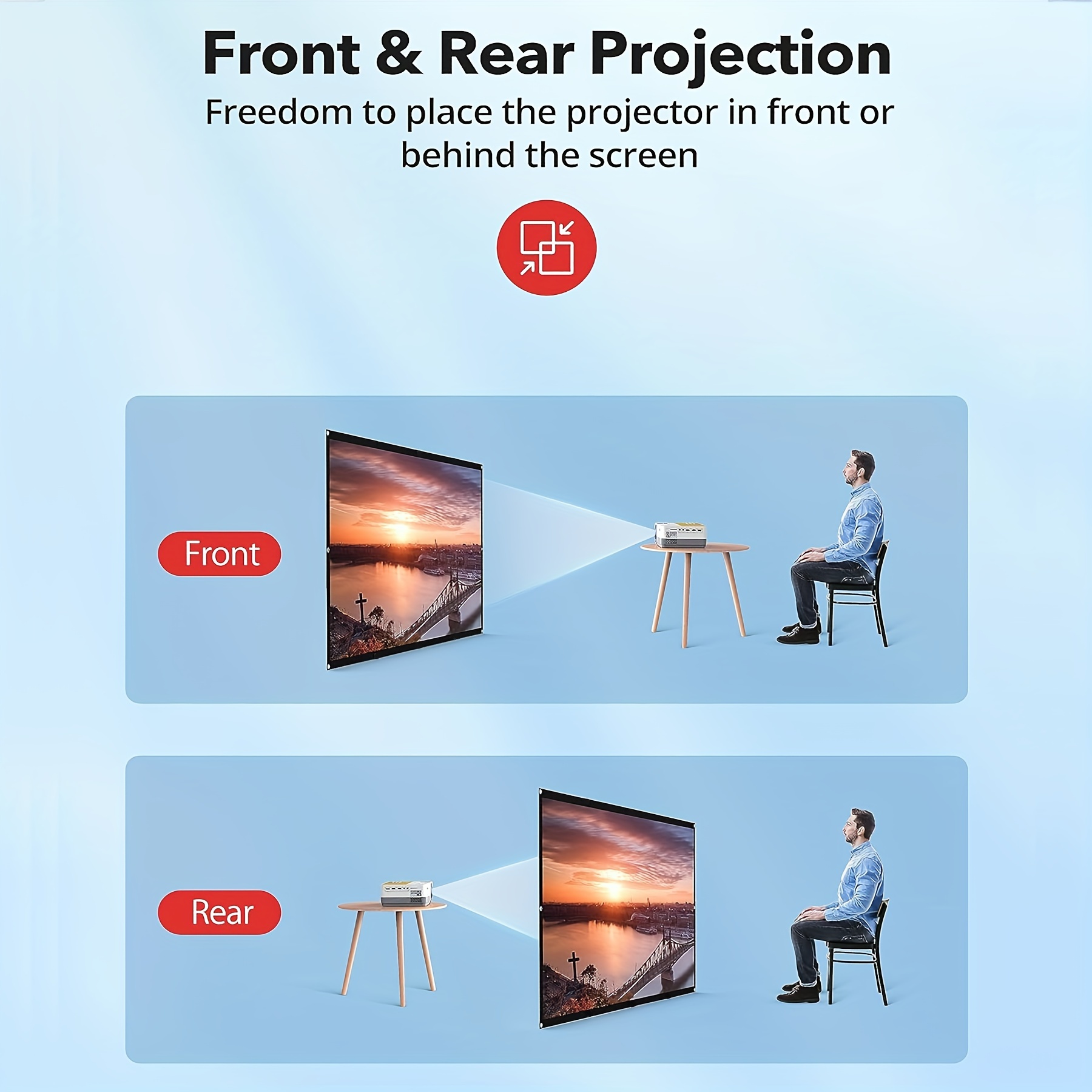 150 inch ultra high definition curtain 4k 16 9 high definition 3d wrinkle free milk silk material curtain suitable for home theater outdoor indoor projector screen portable foldable projector screen details 3