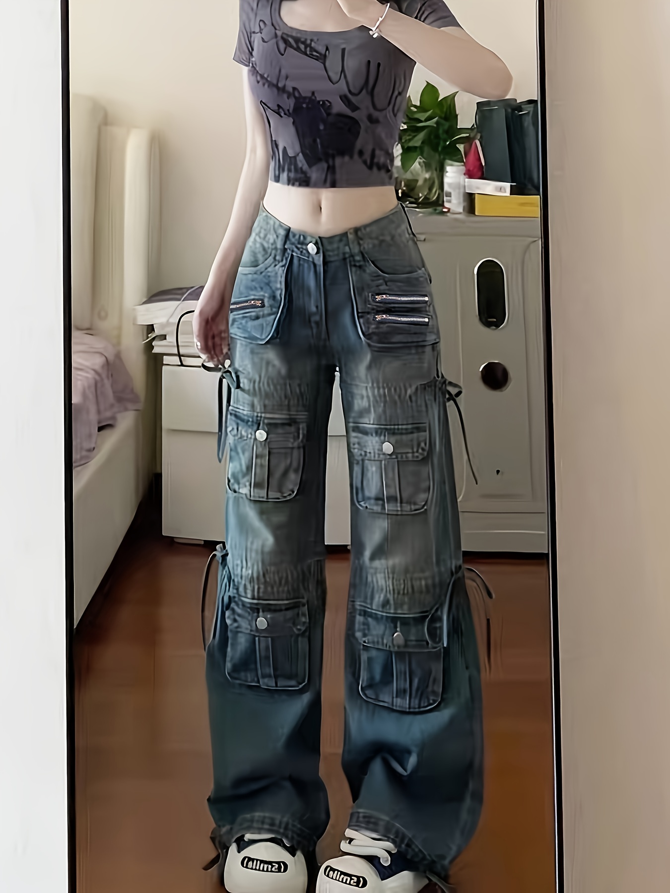 【2plan】Greece vintage washed denim pants vintage jeans - Greece