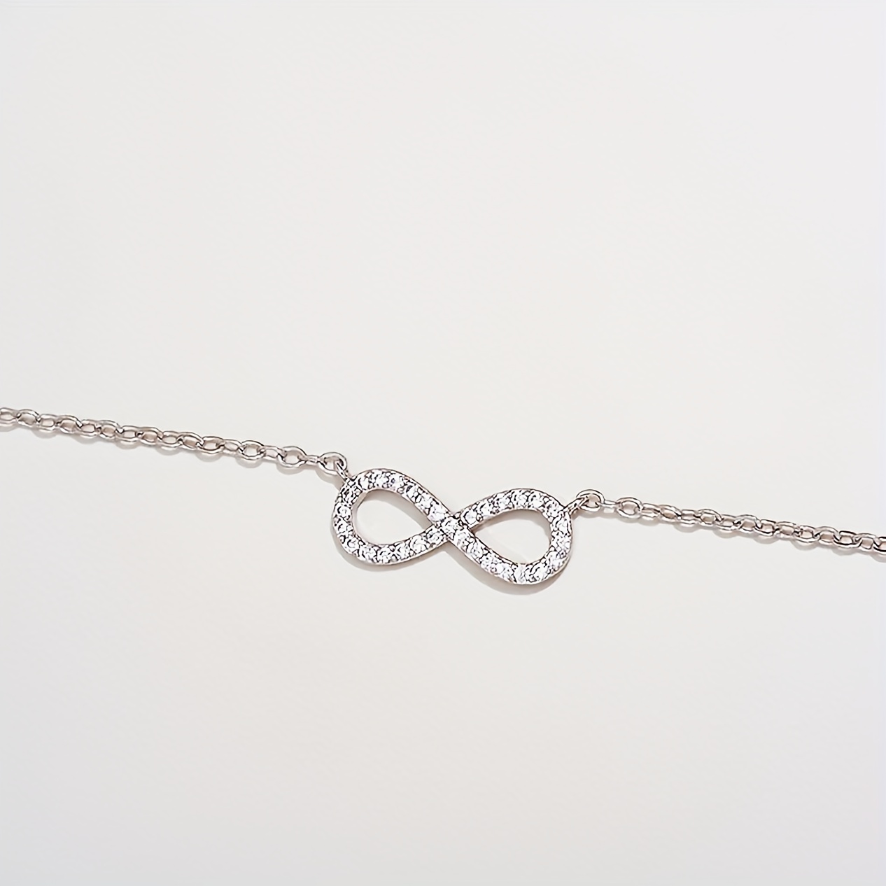 TEMU 316l Stainless Steel Infinity Necklace - Hypoallergenic & Fade-resistant, , Perfect For Mother's Day Or Valentine's Gift And Friendship Symbol –
