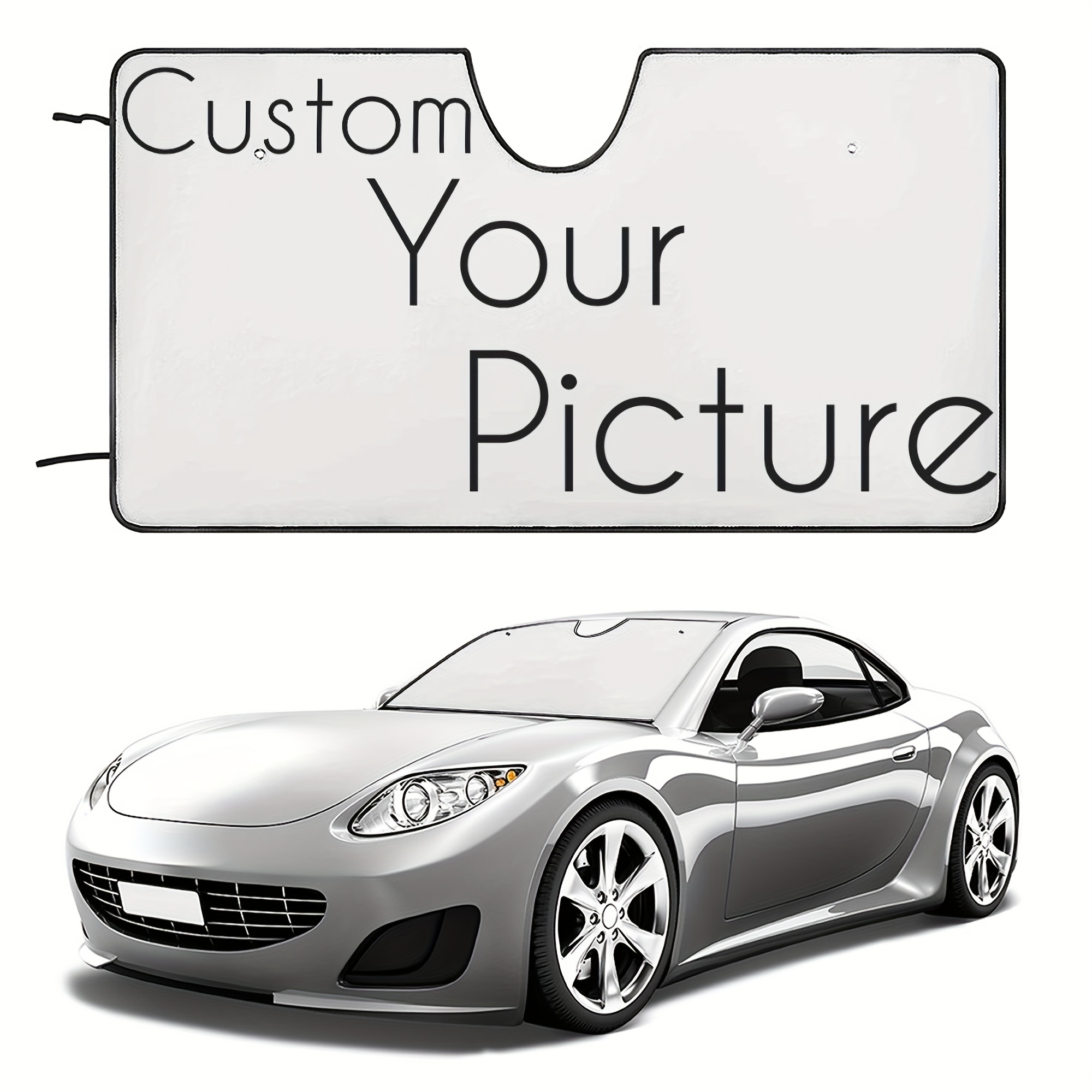 

Customizable Car Windshield Sunshade - Anti-uv, Heat Insulation Front Window Cover For Interior