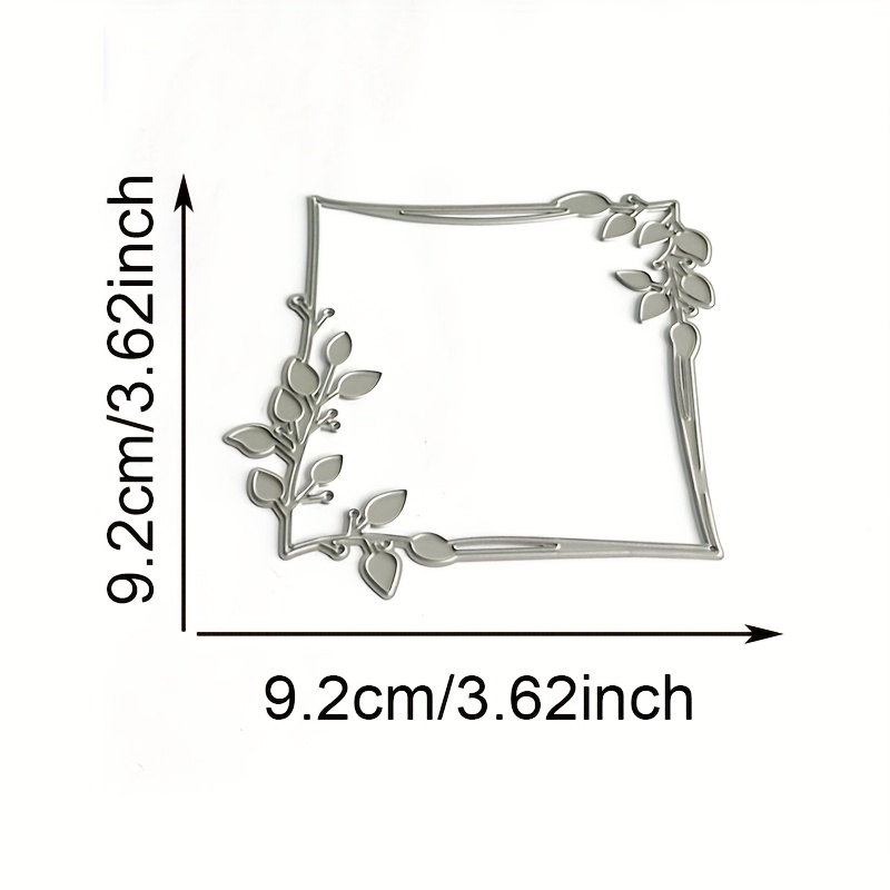 Image of 1pc Leaves Frame Metal Cutting Dies Stencils For Scrapbooking Photo Album Decorative Embossing Paper Cards