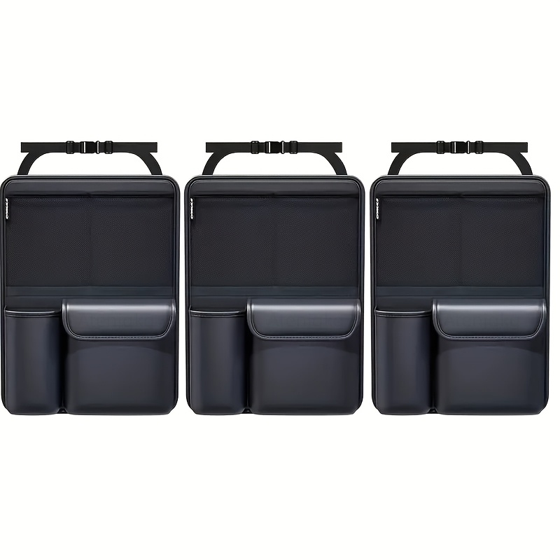 ATENJQKG Car Trunk Organizer with Multi-Compartment Storage