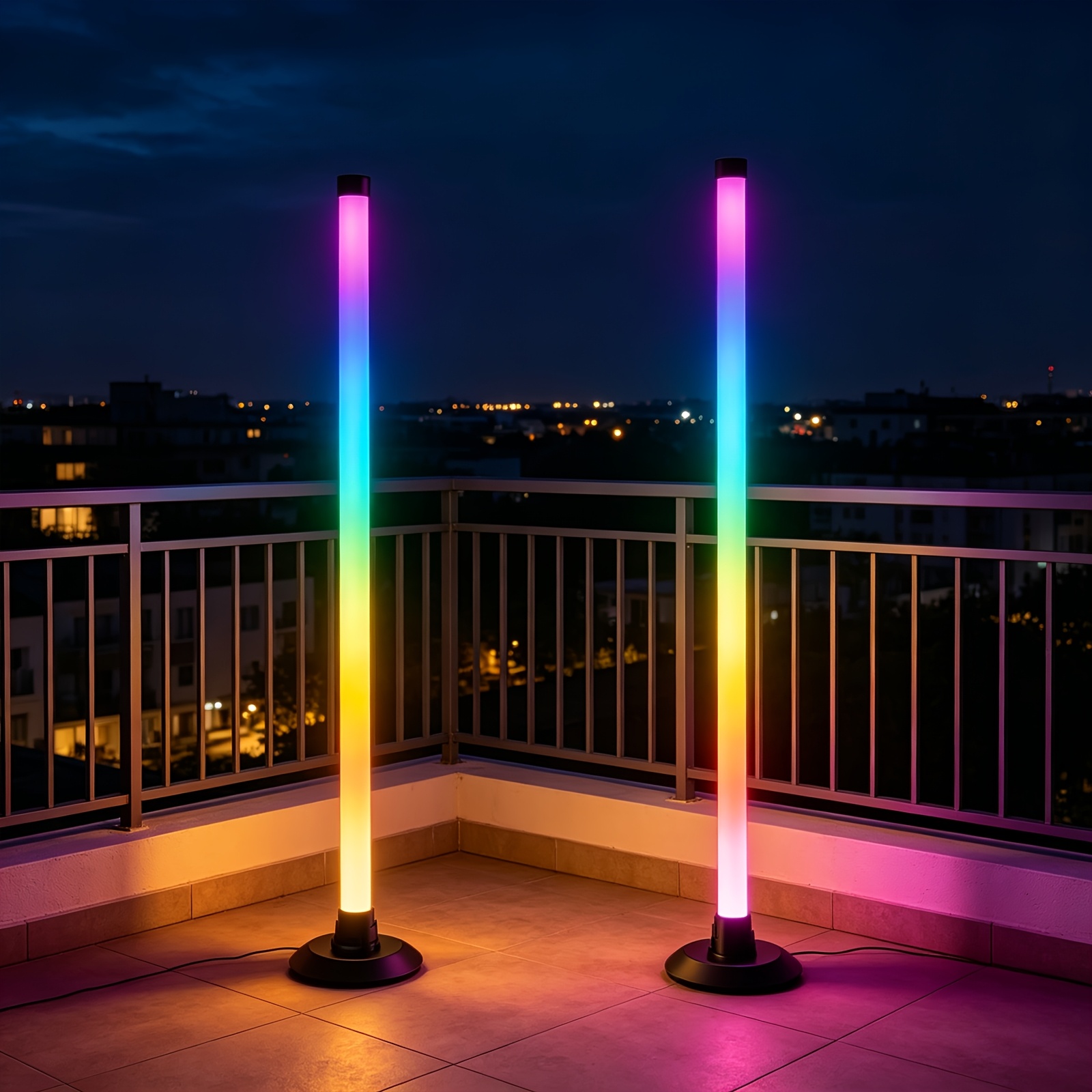 Smart RGB Floor Lamp with App & Remote Control