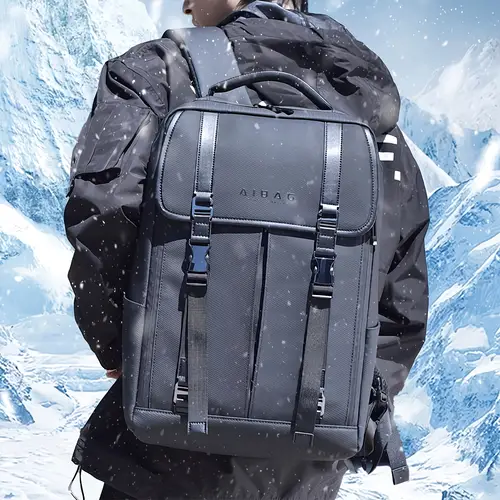 1pc fan backpack for men and women outdoor double shoulder bag computer business cooling magic multifunctional computer backpack with power bank and 8 pairs of fashion glasses suitable for camping and travel