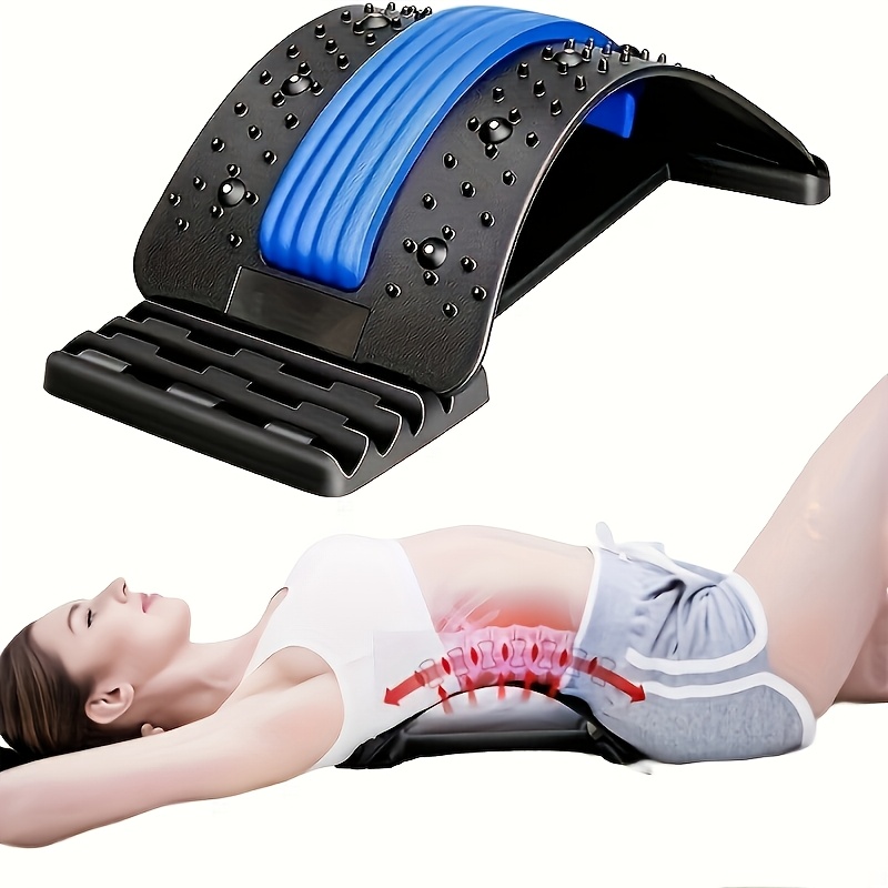 

A Back Stretcher Device For Exercise, Yoga, And Pilates To Relax And Stretch The Lower Back, Featuring 4 Adjustable Settings For Multi-level Back Support.