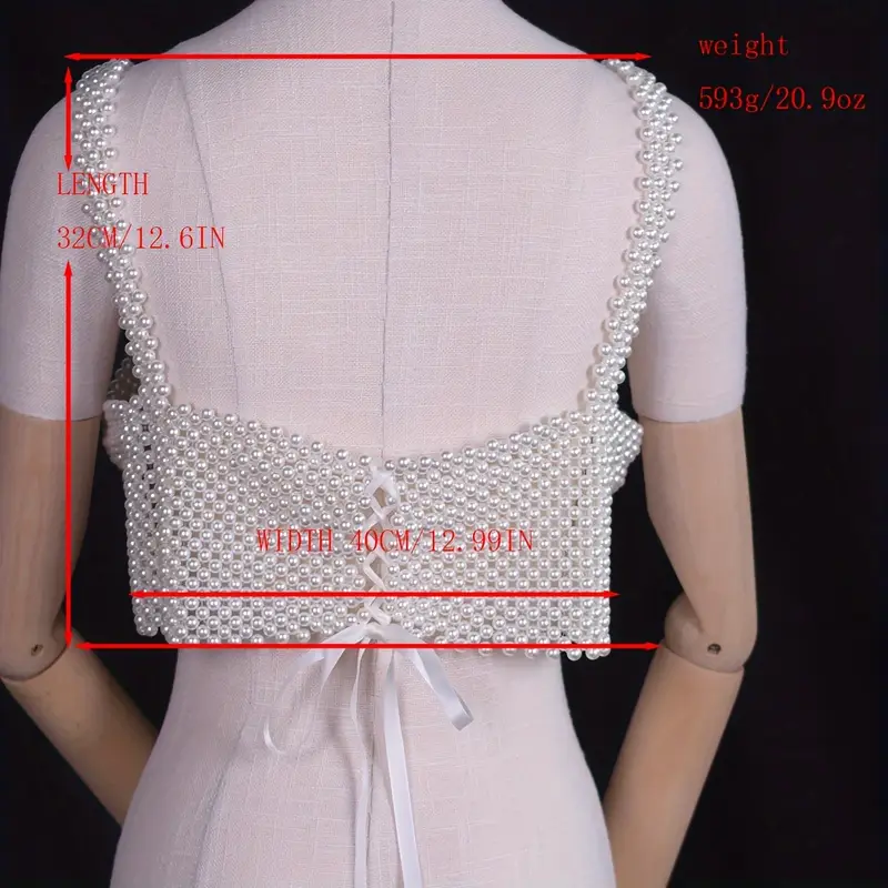 1шт элегантный ручной работы украшенный бисером накидка-жилет для невесты модный смоляной платок для свадебного банкета и фотосессий особое событие плечевой драпировочный элемент детали 0