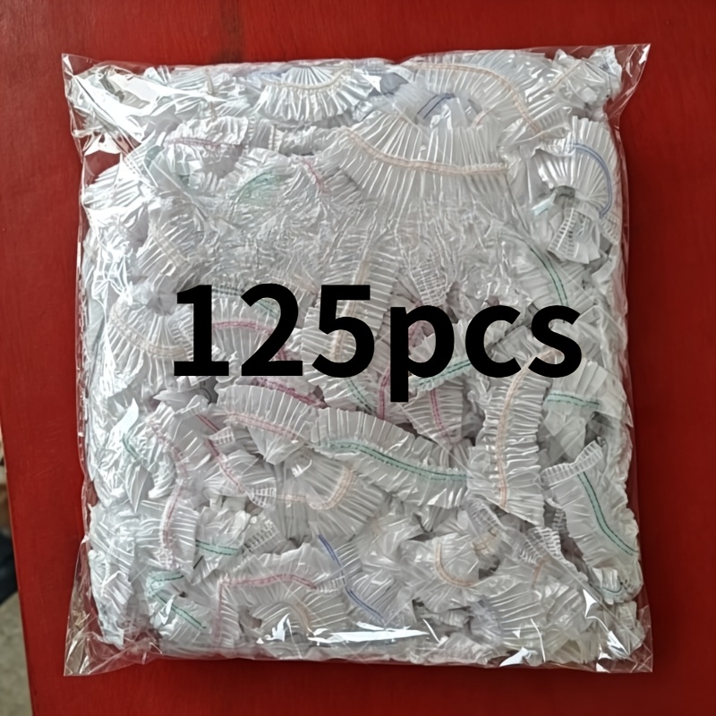 TEMU 125 Pezzi Copri Alimenti Monouso Colorati in PE Alimentare, Coperchi Universali per Pentole in Stile Pellicola Alimentare, Strumenti per la