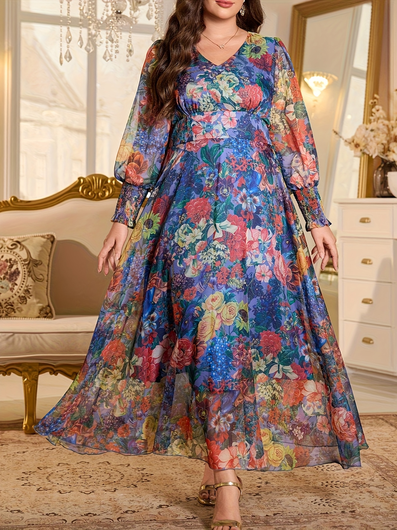 navy blue dress for girls Navy Blue Sequined Partywear Gown For Girls