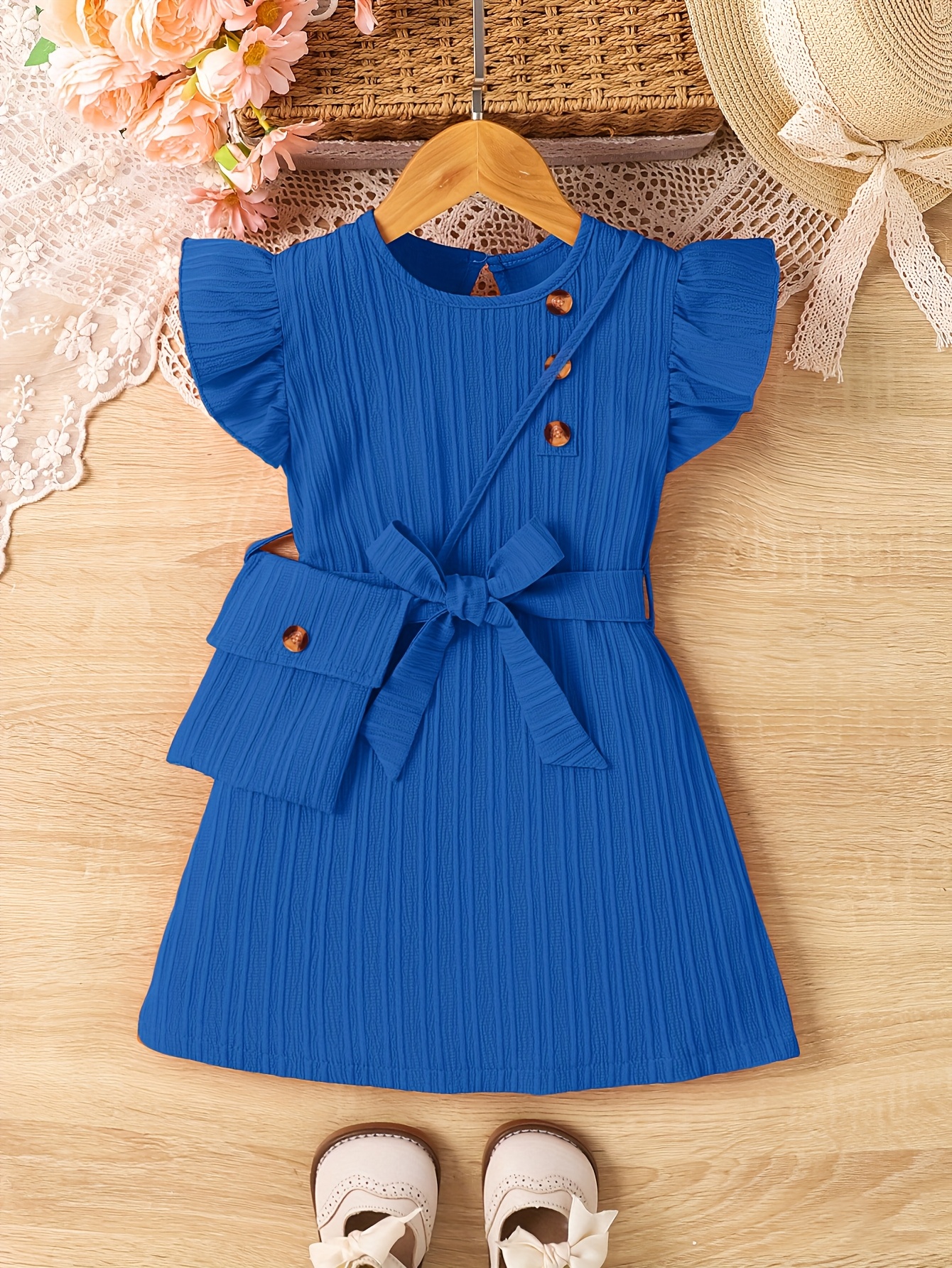 USMC Marine Corps Dress Blues Blouse Sz 39R With Belt And Buckle