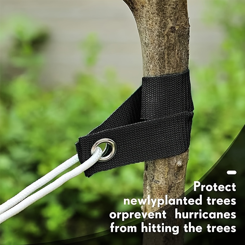 

10pcs Heavy-duty Tree Support Straps - & Anti-fall, Perforated Safety Belts For Plant