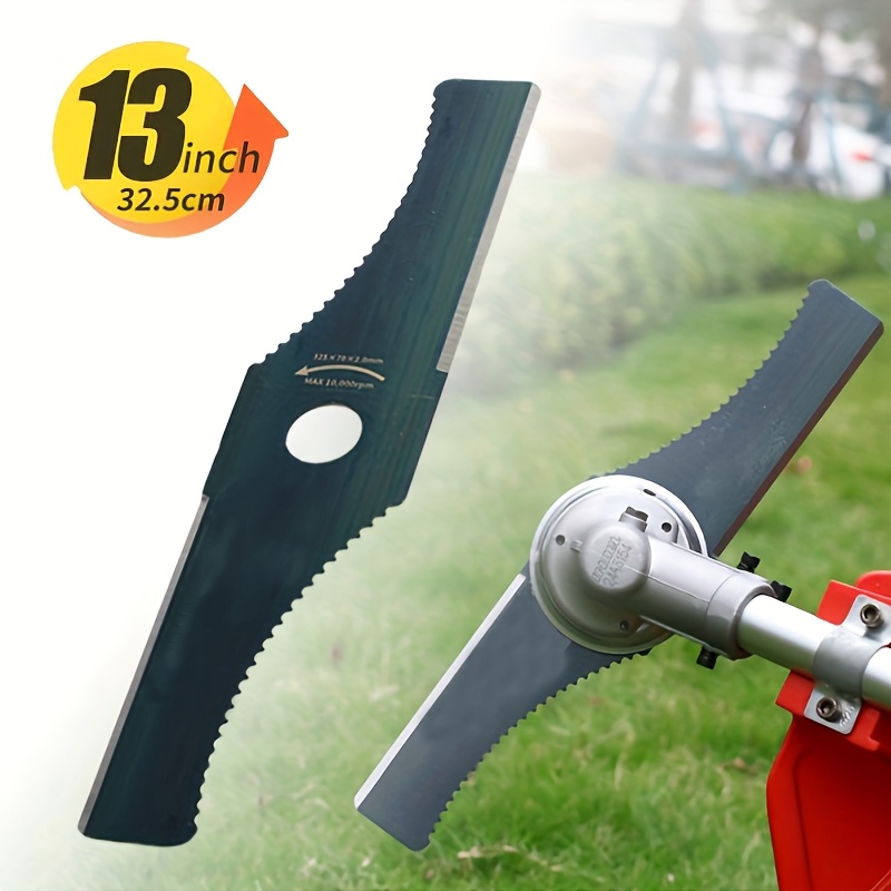 13 Inch SK5 Mower Blade High-Quality Metal Trimmer Blade for Gasoline  Mowers, Brush Cutters Lawn Trimmers Mowing Shrubbery C