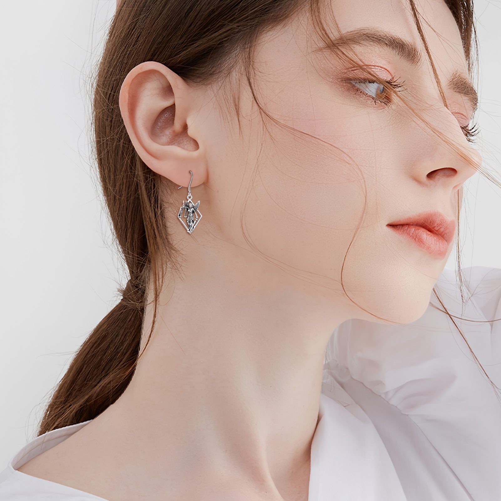 Women's 925 Sterling Silver Justice Dangle Earrings — Elegant Design