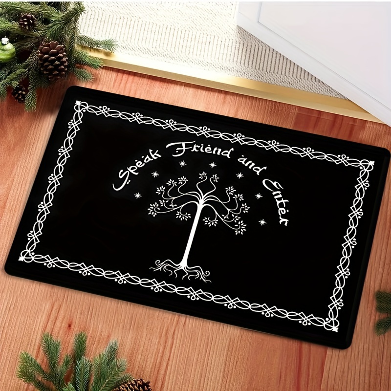 

1pc , " And " , Entryway Mat, Bathroom Decor, Rug, Kitchen Mat, Porch Mat, , Washable, , , Rectangular