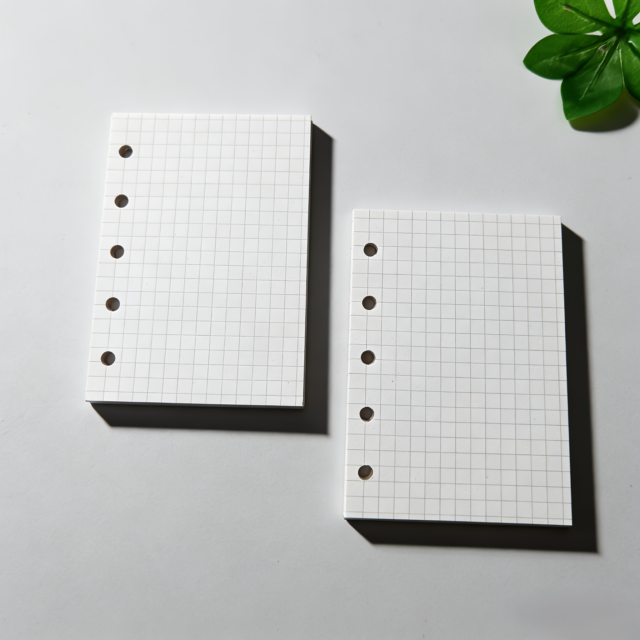 TEMU 2 piezas de 90 hojas/180 páginas, recambio universal estándar de 5 agujeros M5 para /inserciones para cuadernos/recambio extraíble para diarios,