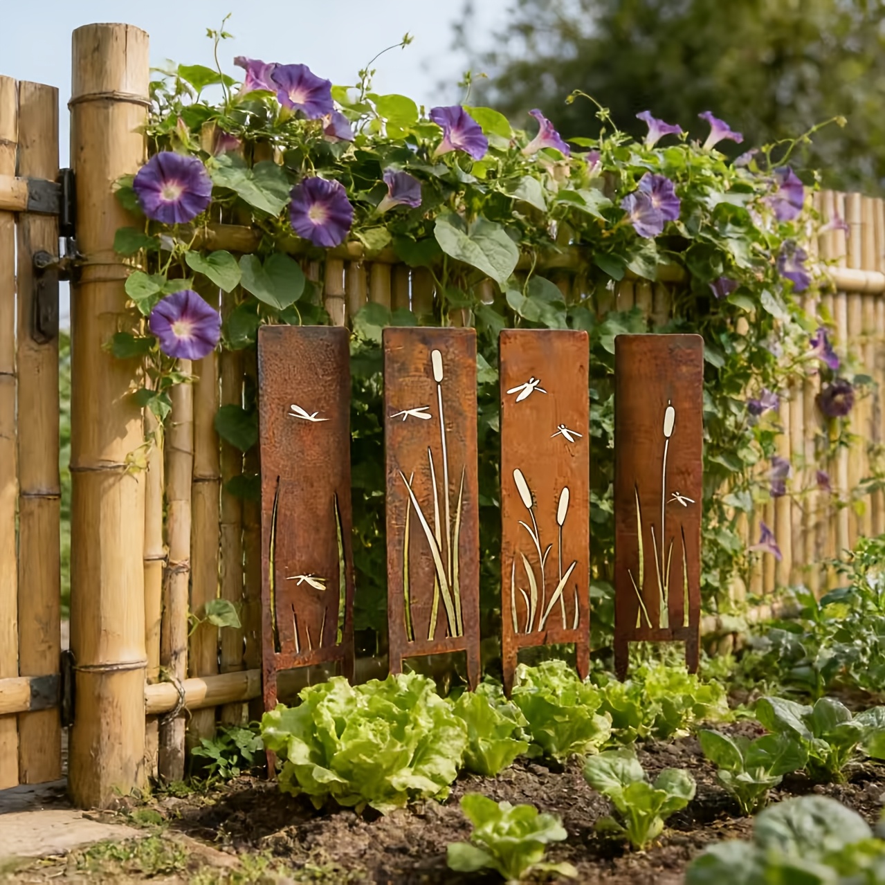 outdoor privacy screens sold on Temu Australia