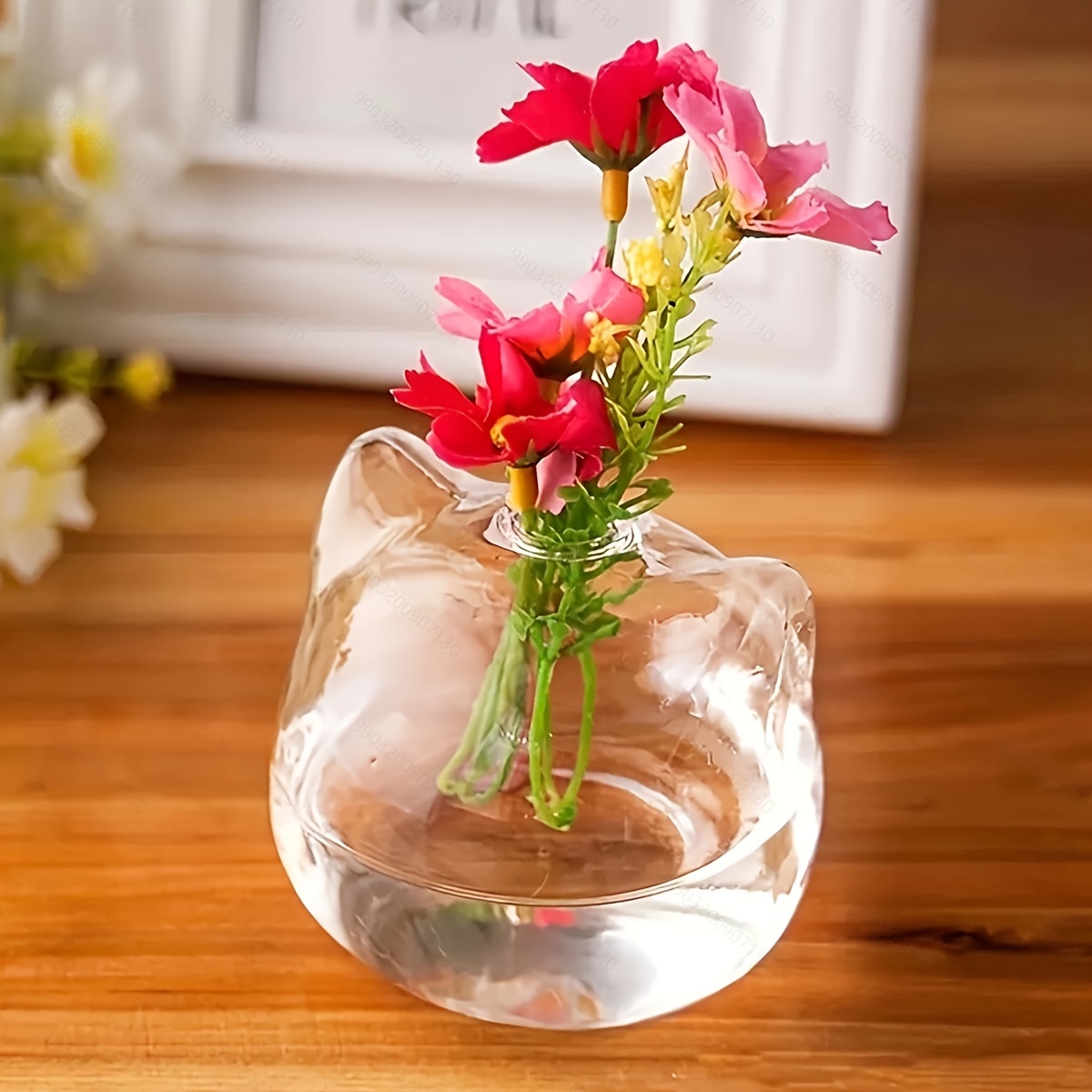 

1pc Adorable Cat-shaped Hydroponic Plant Vase, Valentine's Day For Home Ornament, Proposal Arrangement, Wedding Room, Wedding Decoration Supplies, Aesthetic Room Décor, Home Décor