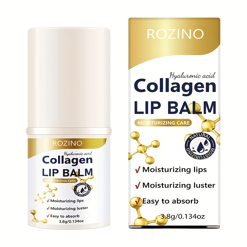 Image of Collagen Hyaluronic Acid Lipstick, Powerful Moisturizing, Deep Hydration, Smooth, Soft, Brightening, Lip Skin, , Lip Care, Men And Women