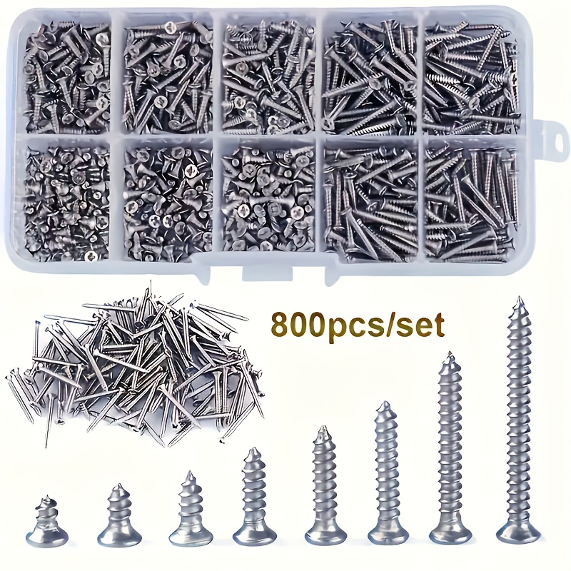Tiny Screws For Electronics Tiny Phillips Pan Head Machine Screws - M1, M1.2, M1.4, M1.6, M2 Sizes In 304 Stainless Steel 304 Stainless Pan Head Screws - Foto 7