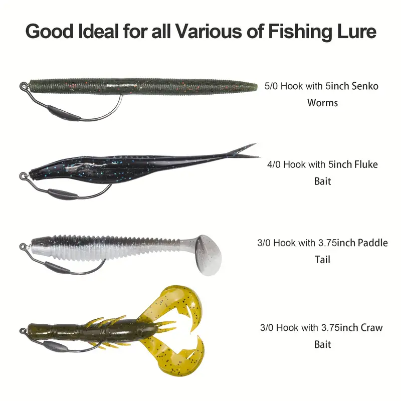 10 pack weighted swimbait hooks twist lock weedless fishing - Temu 10 pack weighted swimbait hooks twist lock weedless fishing - Temu