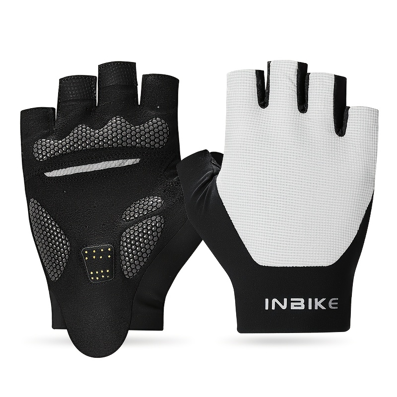 Image of Inbike Cycling Gloves Summer Mtb Bike Gloves For Men Biking Gloves Gel Padded Half Finger Road Bike Bicycle Gloves Accessoiries