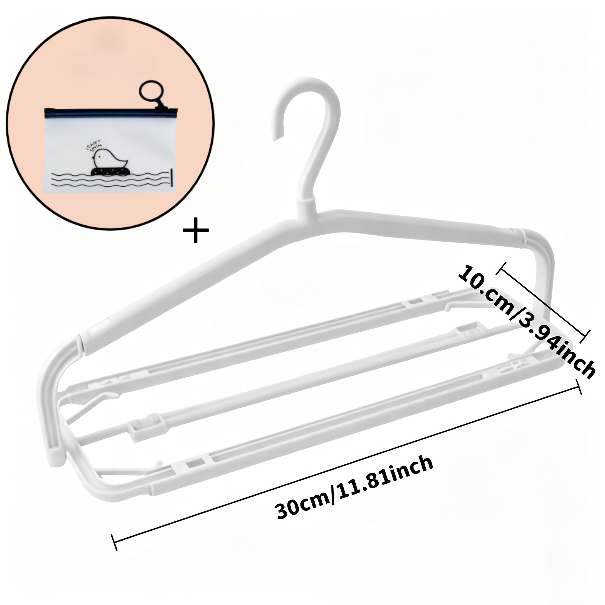 TEMU 2pcs Set (1pc Adjustable Folding Towel Rack And 1pc Storage Bag), Bed Sheet And Bedding Drying Rack. Adjustable Folding Design, Space-saving.
