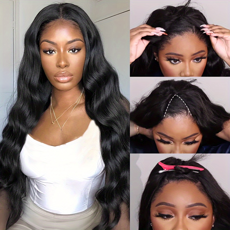 V Part Wig Body Wave U Part Wigs Human Hair Women No Temu Canada