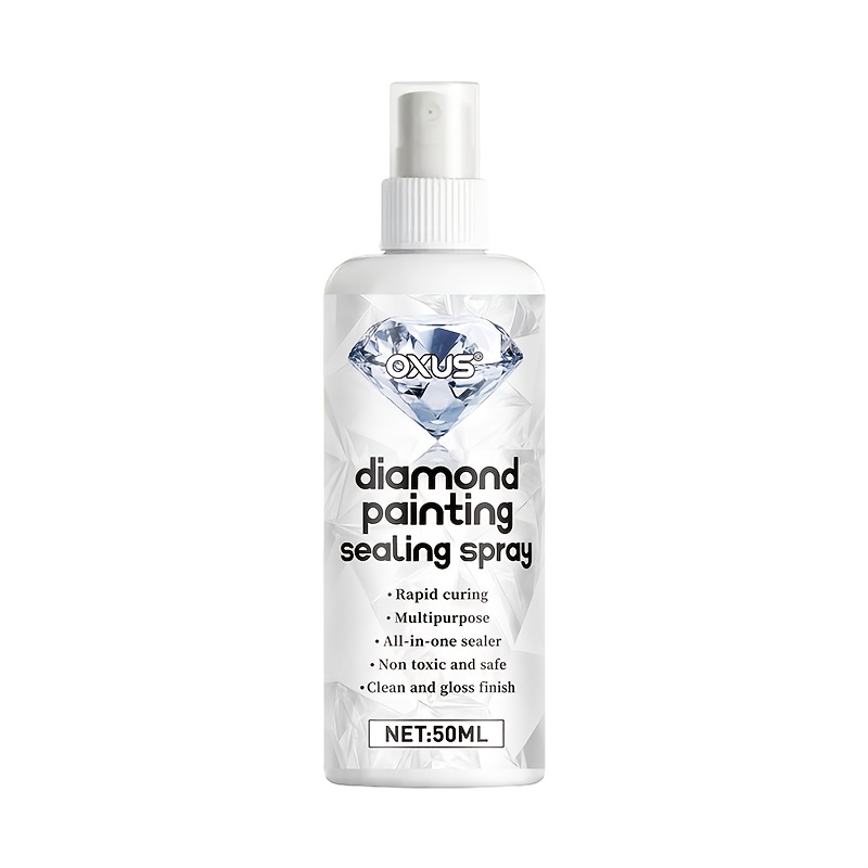 Image of Diamond Painting Sealer Spray High Gloss Sealant, Permanent Shine Resin For Adult Diamond Paintings, Puzzle Crafts, Durable Craft Finishing Tool