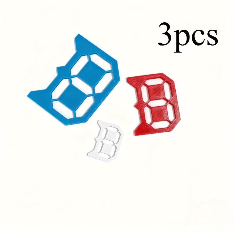 TEMU 3pcs Set Mold Number Painting Stencil, Diy Wall And Furniture Painting Panel Art Supplies For Wall Photo , Diy Hand Painting, Painting Rubbings,
