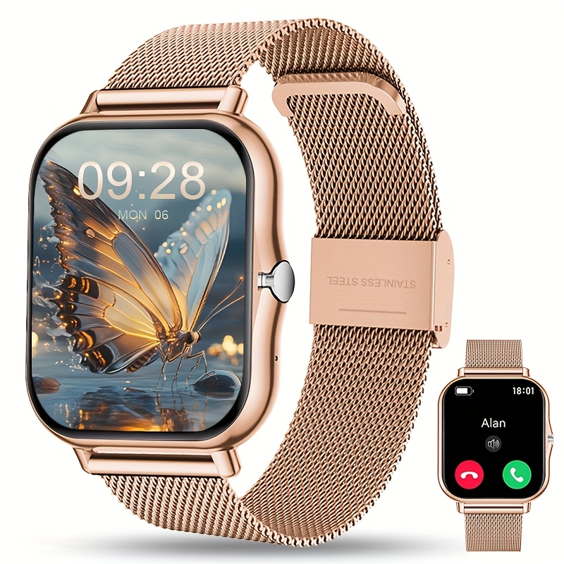 Full Smartwatch Men Women Alloy Case