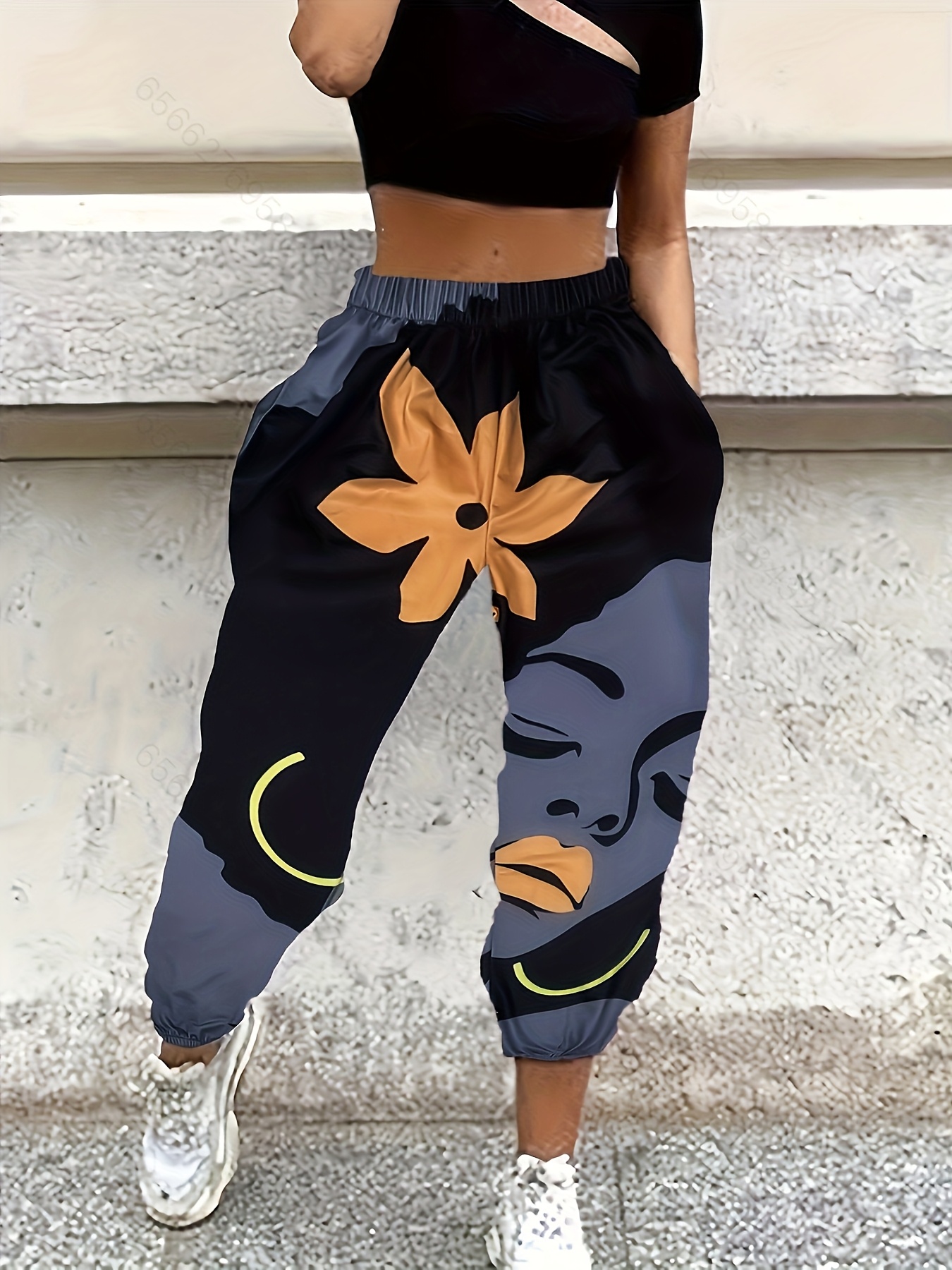 Damen Jogginghose Camouflage – Loose Fit Mit Hoher Taille – Bequeme Sweatpants Für Sport & Freizeit
