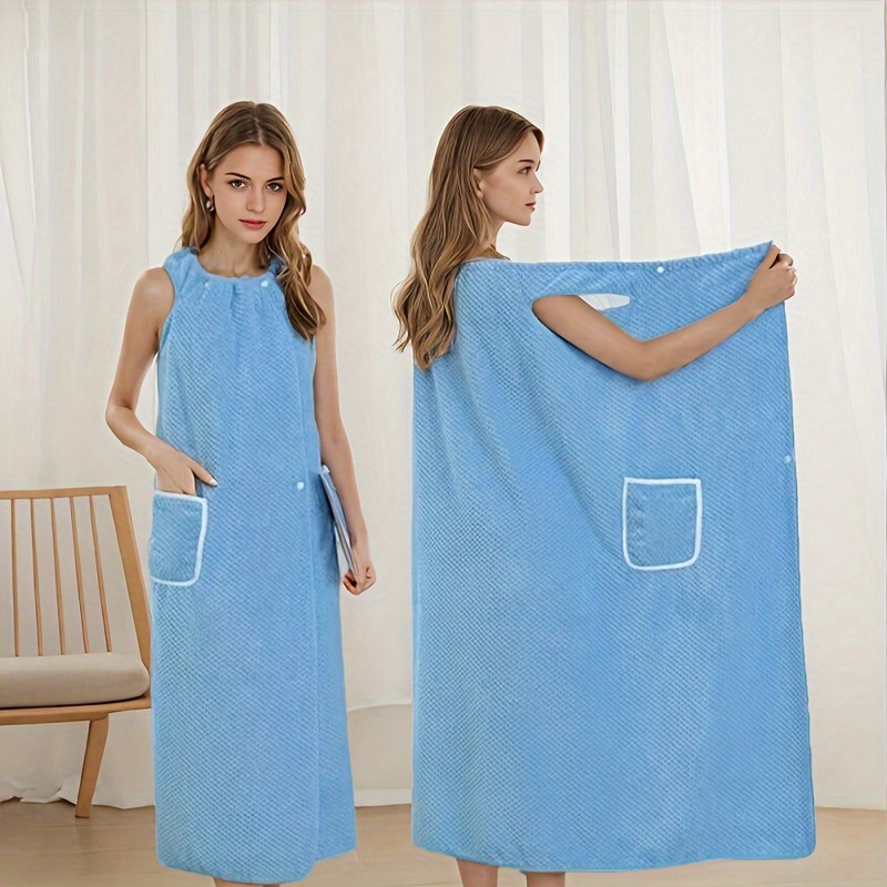 

Quick-dry Women's Bath Towel Skirt - Lattice Design, For , Sauna & Family Use