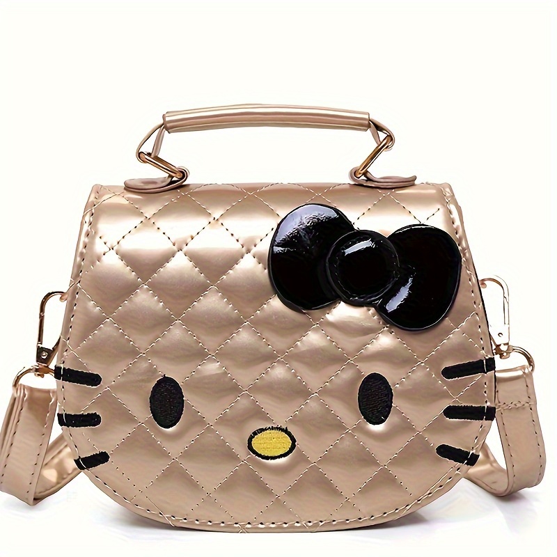 TEMU Adorable Hello Kitty Crossbody Bag - Cartoon Shoulder Bag, Ideal For Everyday Use And Birthday Presents