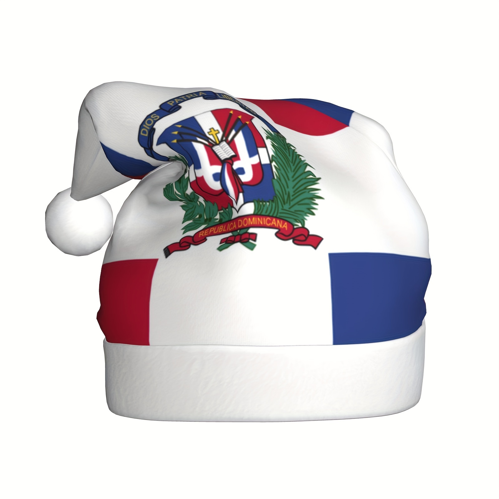 

Dominican Christmas Hat, Unisex Cap, Polyester, , , No Needed, For Men, Women, Adults, Home &