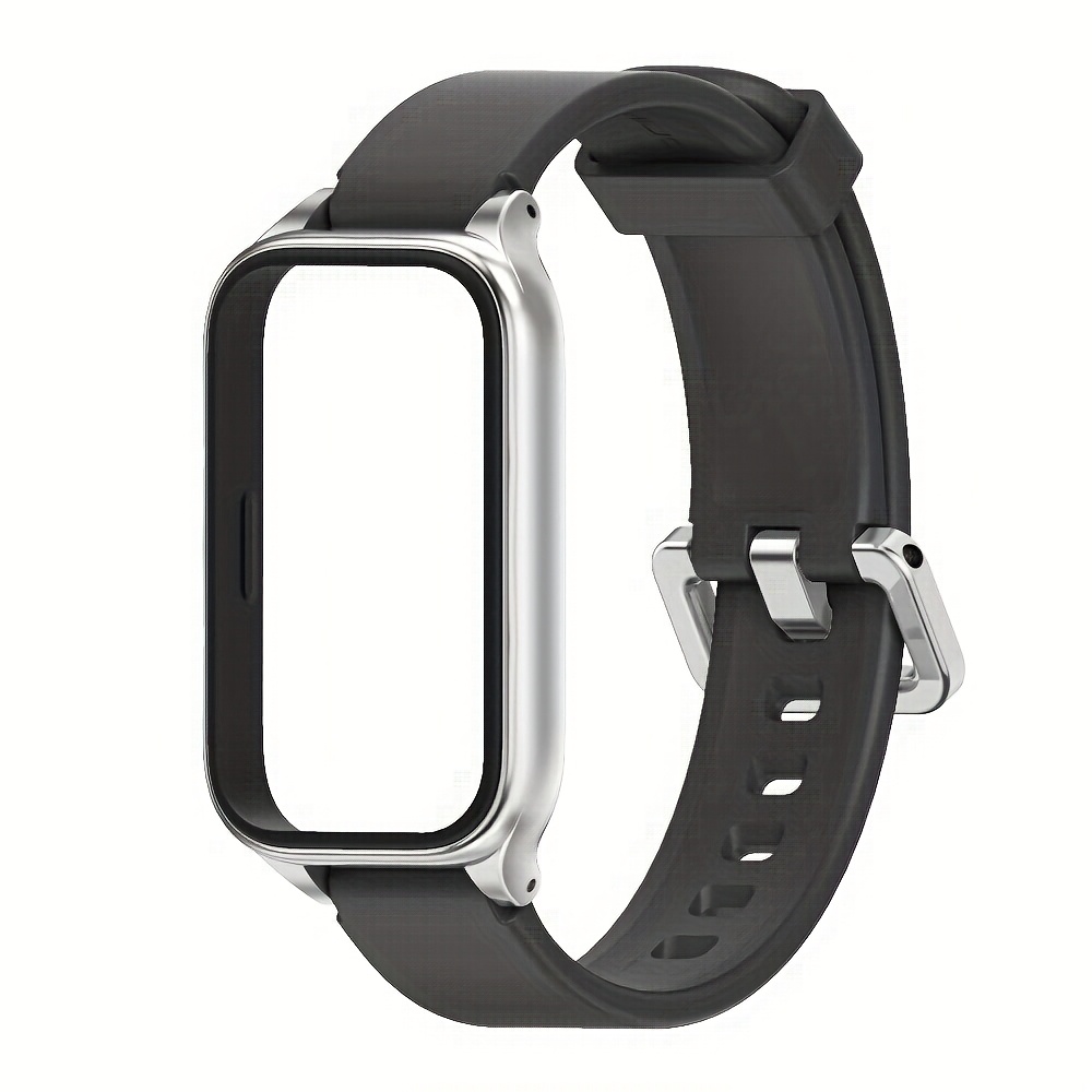 TEMU MIJOBS para Xiaomi Smart Band 9 Correa de Silicona , de Metal para Redmi Band 3, Reemplazo para Hombres y Mujeres