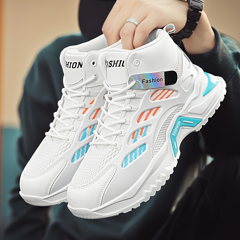 Tenis Oxford estilo preppy para hombre, deportivos de color sólido para todas las estaciones, zapatos casuales para correr con cierre de agujetas, parte superior de PU y forro de tela, suela de PVC resistente, plantilla cómoda de tela, diseño de punta redonda