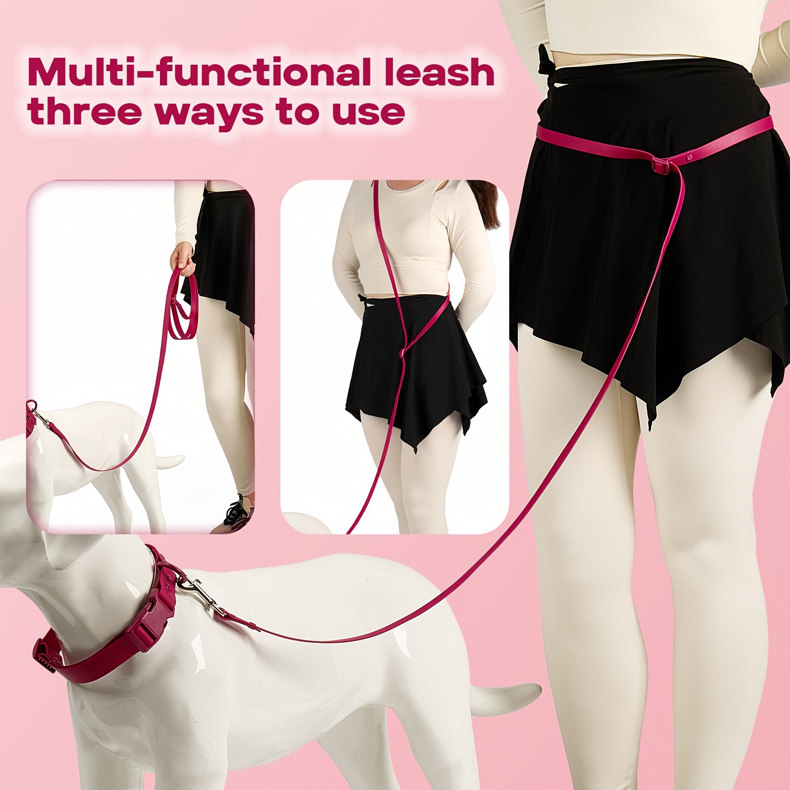Hands-Free Lead Rope with Multi-Way Usage