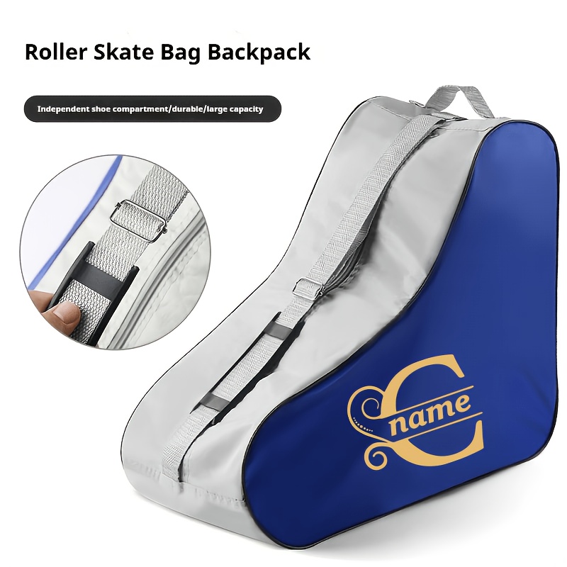 1 bolsa de skate personalizada con letra   dorada y  , adecuada para regalos de   y  