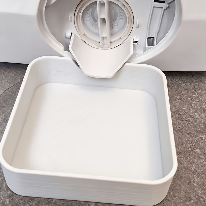 1pc Heavy Duty Washing Machine Drain Tray Replacement Funnel, Multifunctional Washing Machine Drainage Accessory, Washing Machine Outlet Cleaning Tool, Plastic Material, Can Be Used for Washing Machine Outlet Water Storage