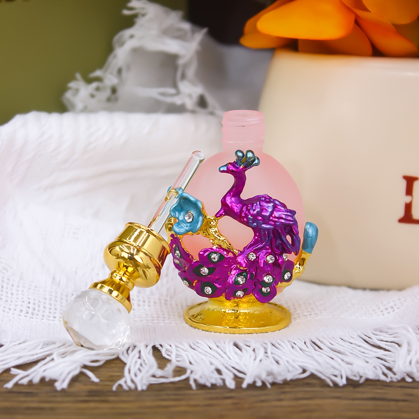 15ml exquisite vintage peacock enamel hand painted fancy Temu